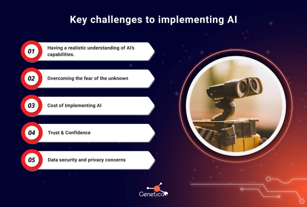 Key challenges to implementing AI
